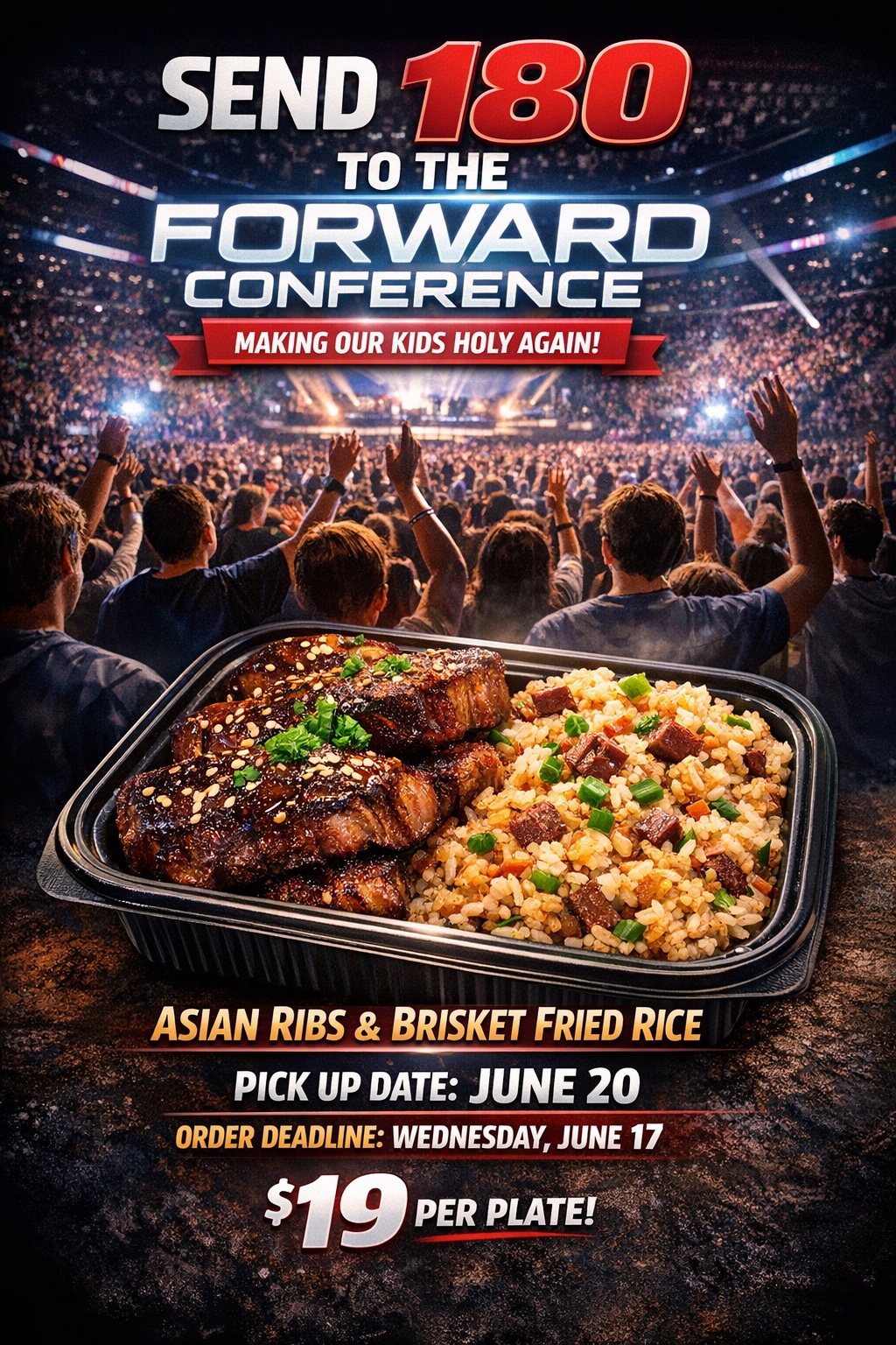 Send 180 to the Forward Conference fundraiser dinner