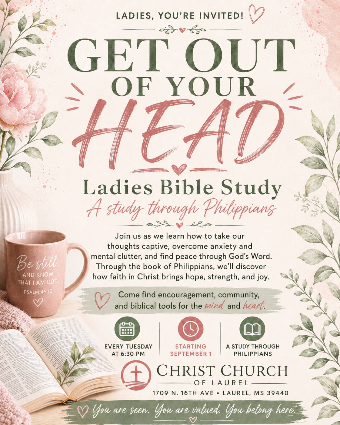 Get Out of Your Head — Ladies Bible Study