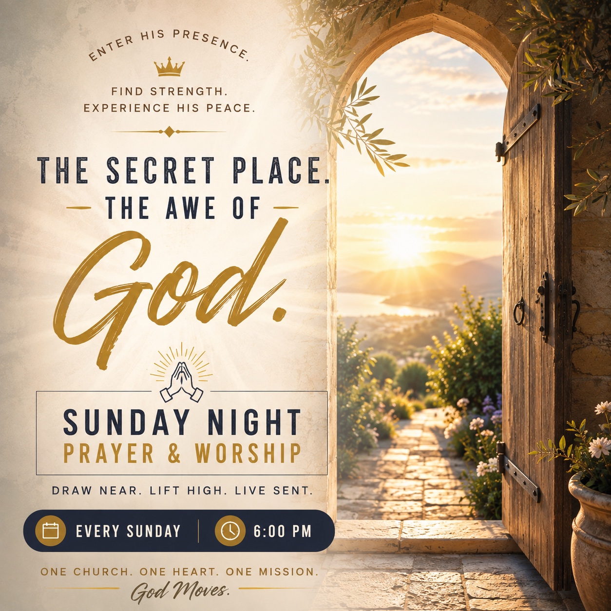 The Secret Place — Sunday Night Prayer & Worship