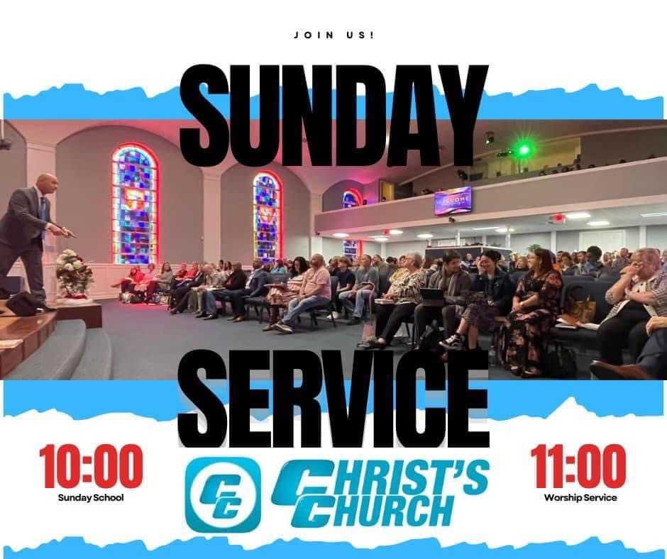Sunday morning service at Christ's Church